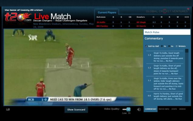 Tried searching for a good screenshot of the IPL T 20 website! dint find it! so used this! :D